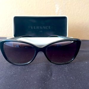 Versace Black Cat Eye Eyeglasses Frames MOD. 4264-B GB1/11 57-16 140 Italy